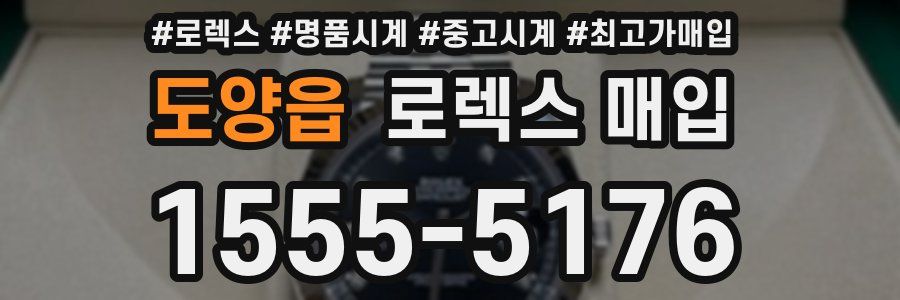 도양읍 로렉스 매입