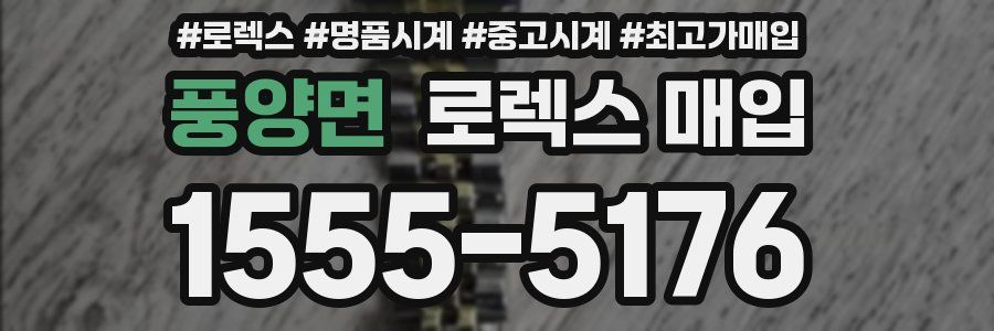 풍양면 로렉스 매입