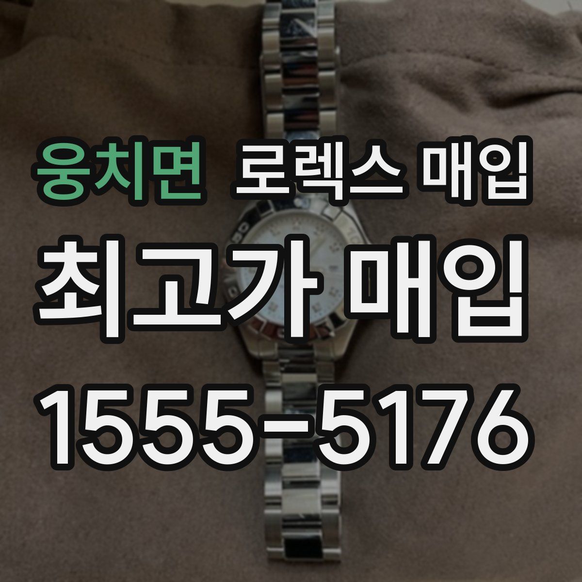 웅치면 로렉스 매입