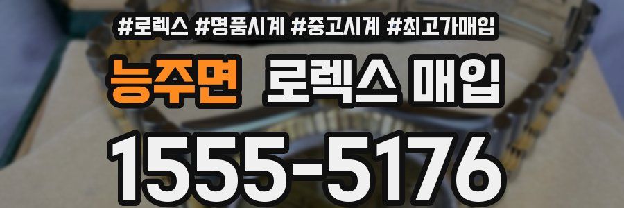 능주면 로렉스 매입