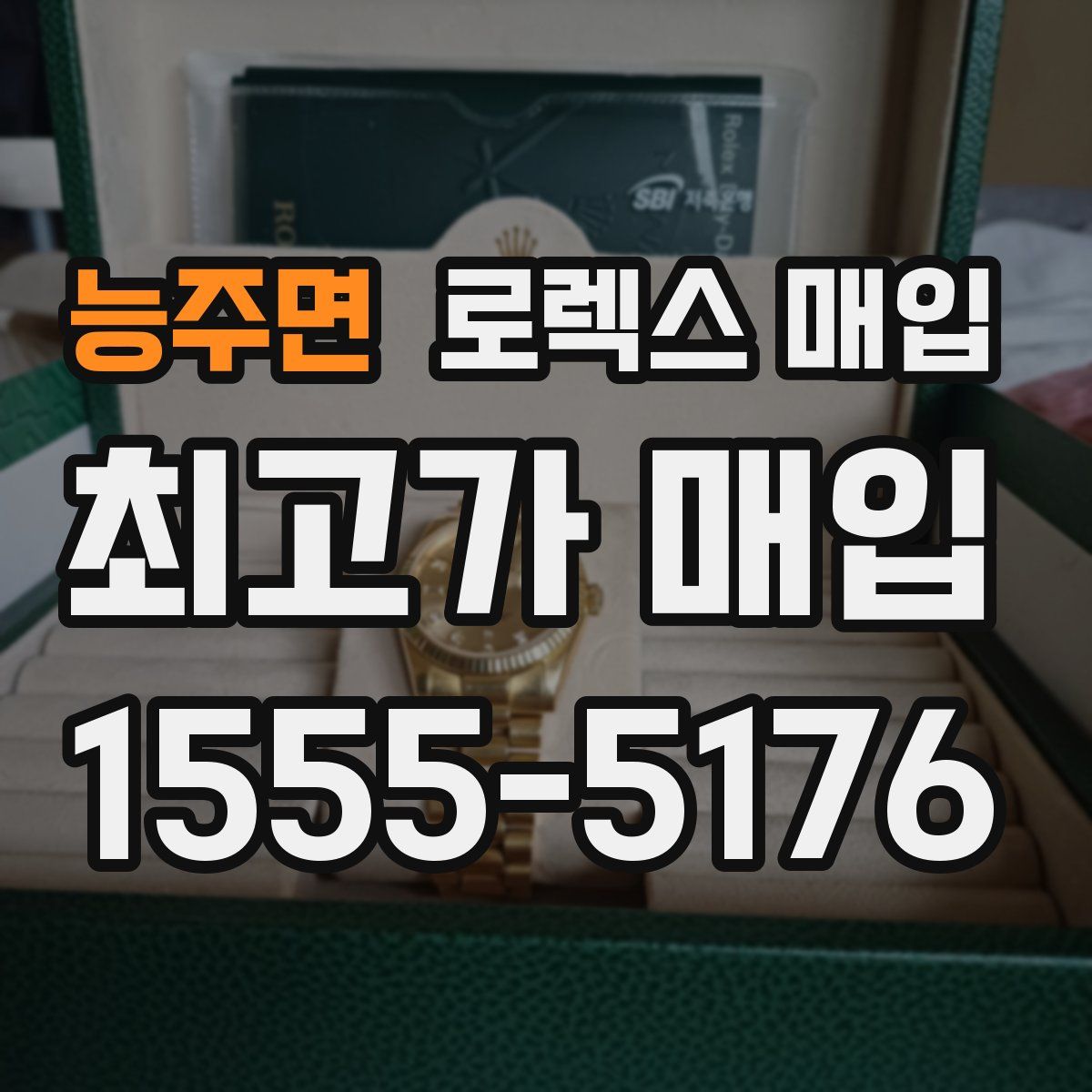 능주면 로렉스 매입