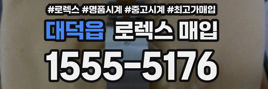 대덕읍 로렉스 매입