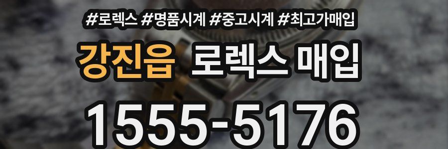 강진읍 로렉스 매입