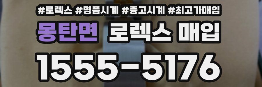 몽탄면 로렉스 매입