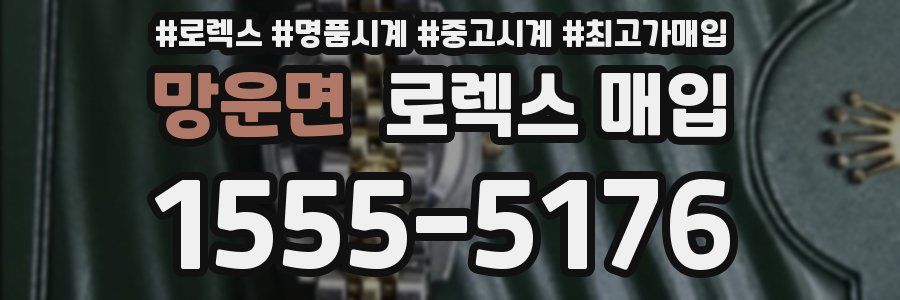 망운면 로렉스 매입