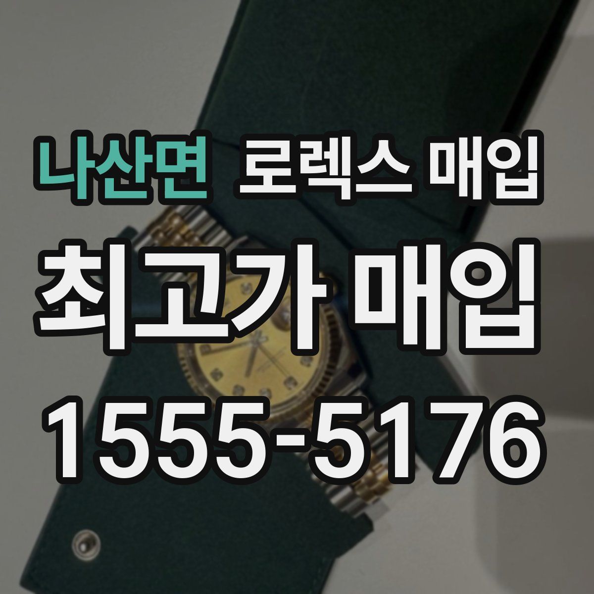 나산면 로렉스 매입