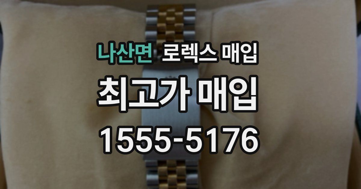 나산면 로렉스 매입