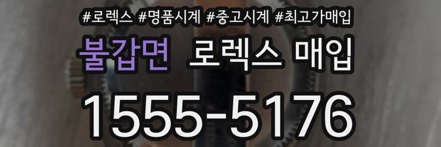 불갑면 로렉스 매입
