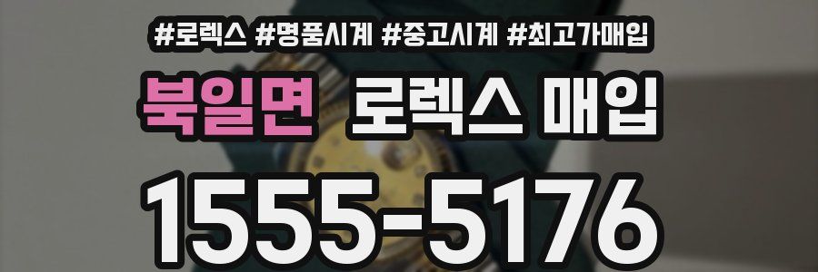 북일면 로렉스 매입