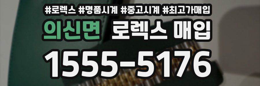 의신면 로렉스 매입