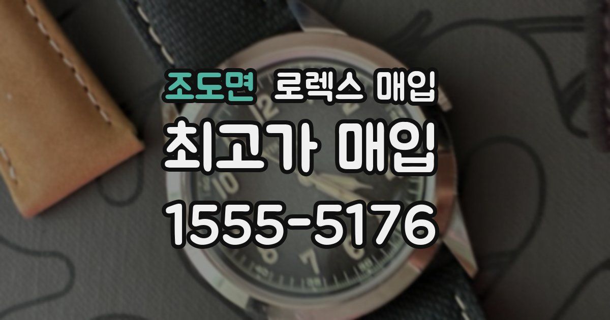 조도면 로렉스 매입