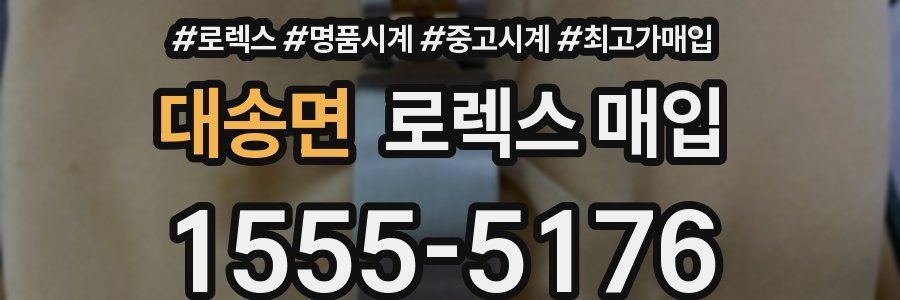 대송면 로렉스 매입