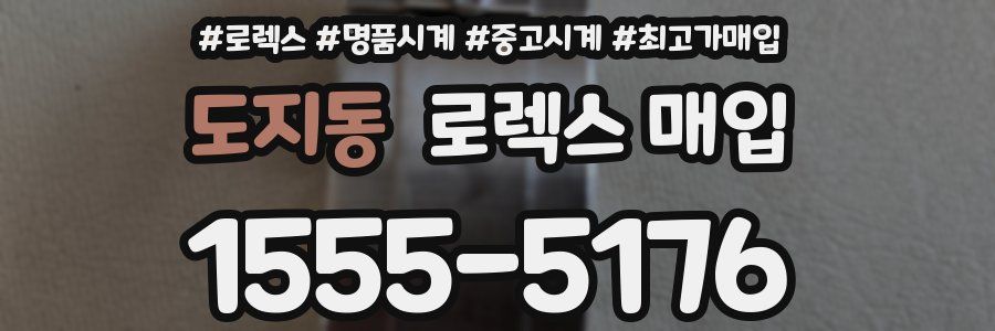 도지동 로렉스 매입