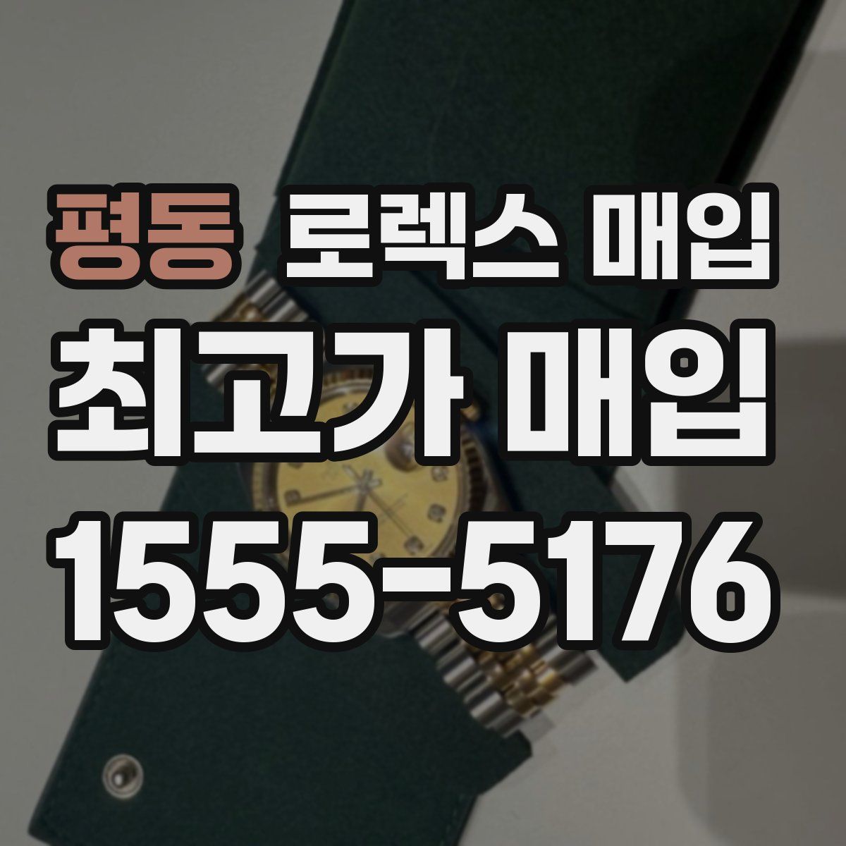 평동 로렉스 매입