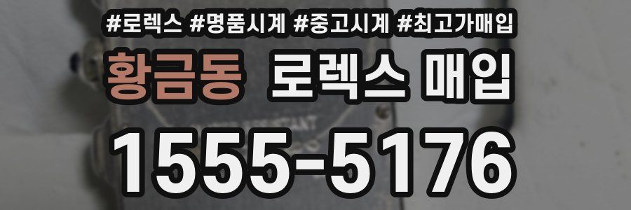 황금동 로렉스 매입