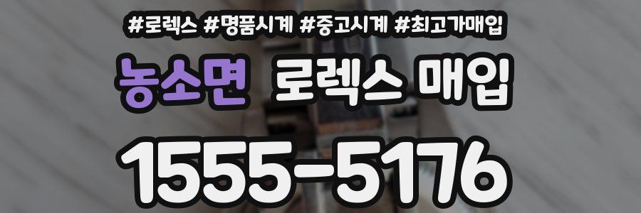 농소면 로렉스 매입