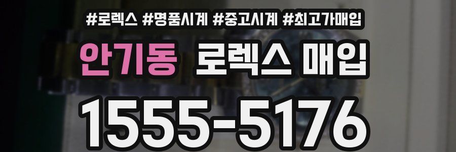 안기동 로렉스 매입