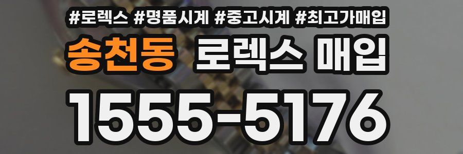 송천동 로렉스 매입