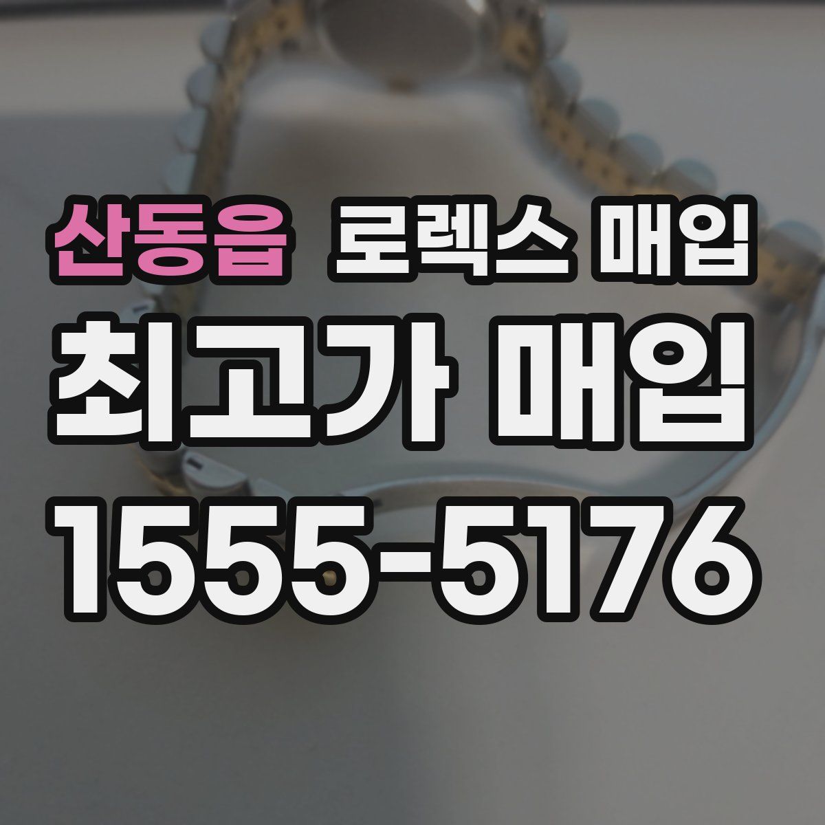 산동읍 로렉스 매입