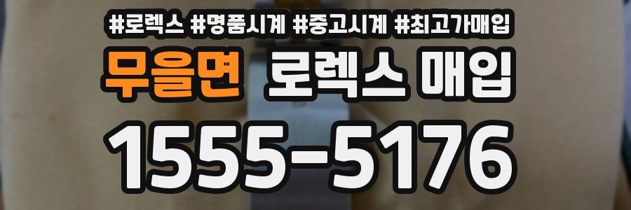 무을면 로렉스 매입