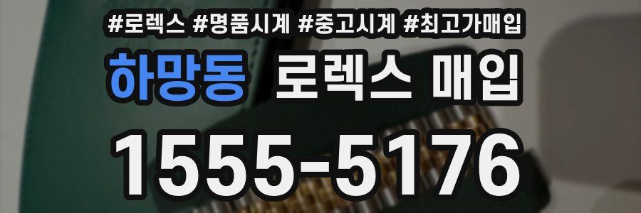 하망동 로렉스 매입