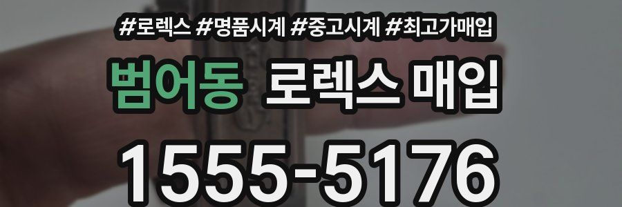 범어동 로렉스 매입