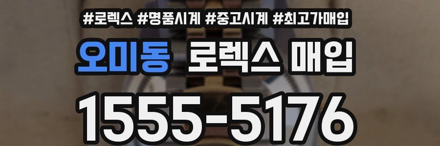 오미동 로렉스 매입