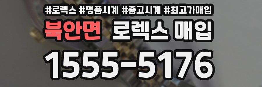 북안면 로렉스 매입