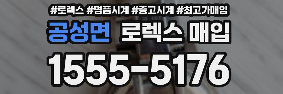 공성면 로렉스 매입