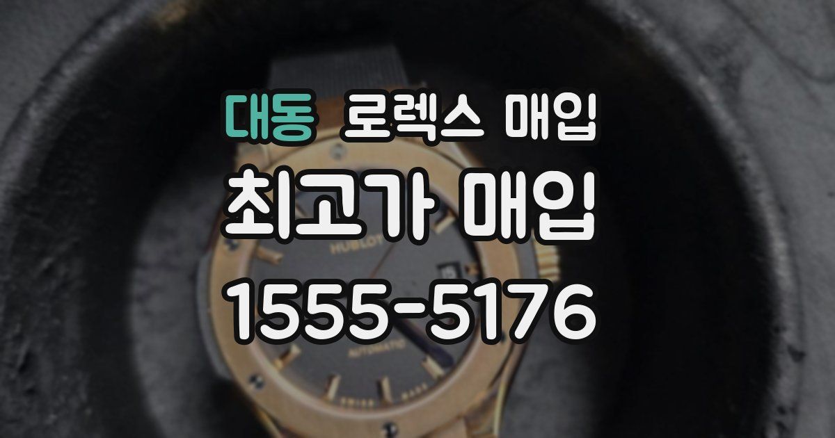 대동 로렉스 매입