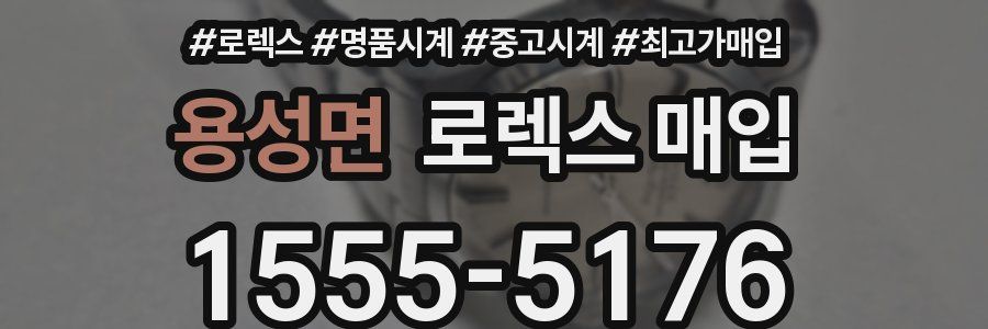 용성면 로렉스 매입