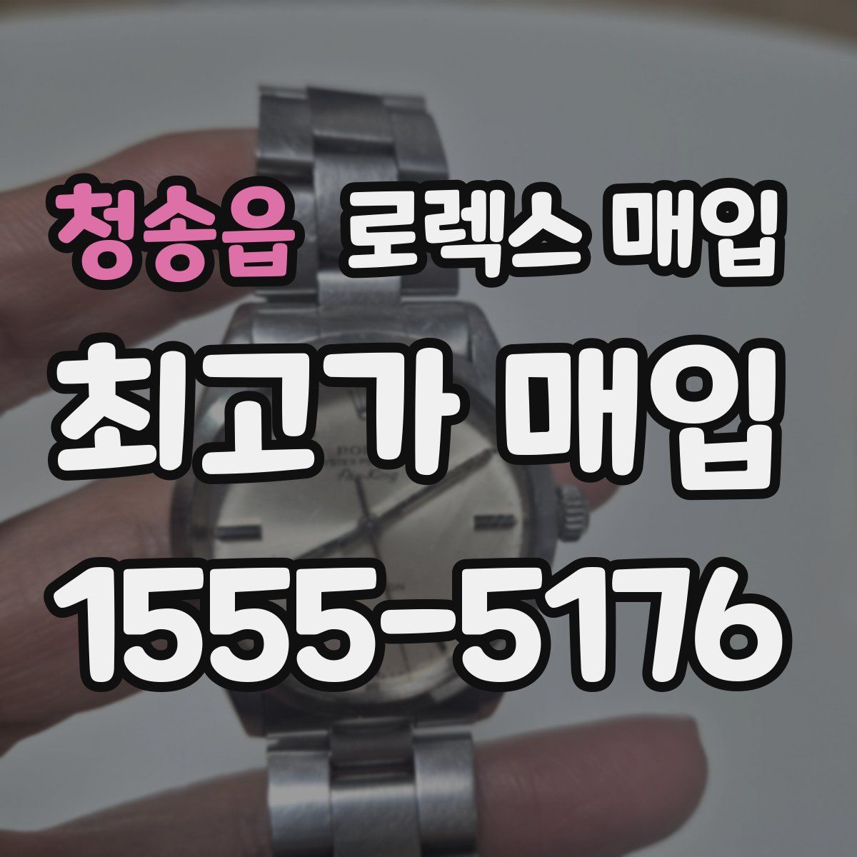 청송읍 로렉스 매입