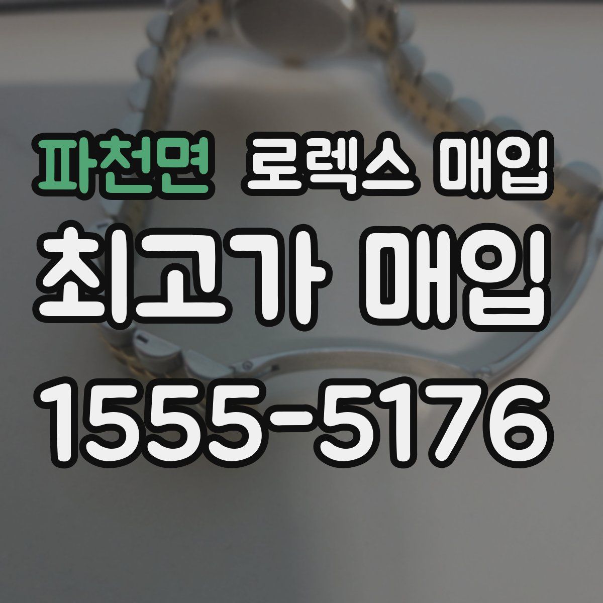 파천면 로렉스 매입