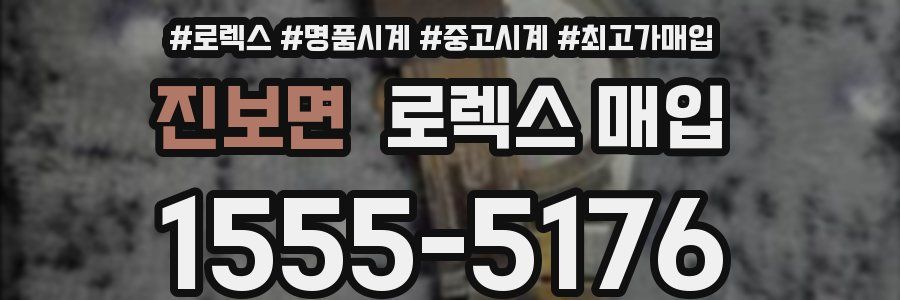 진보면 로렉스 매입