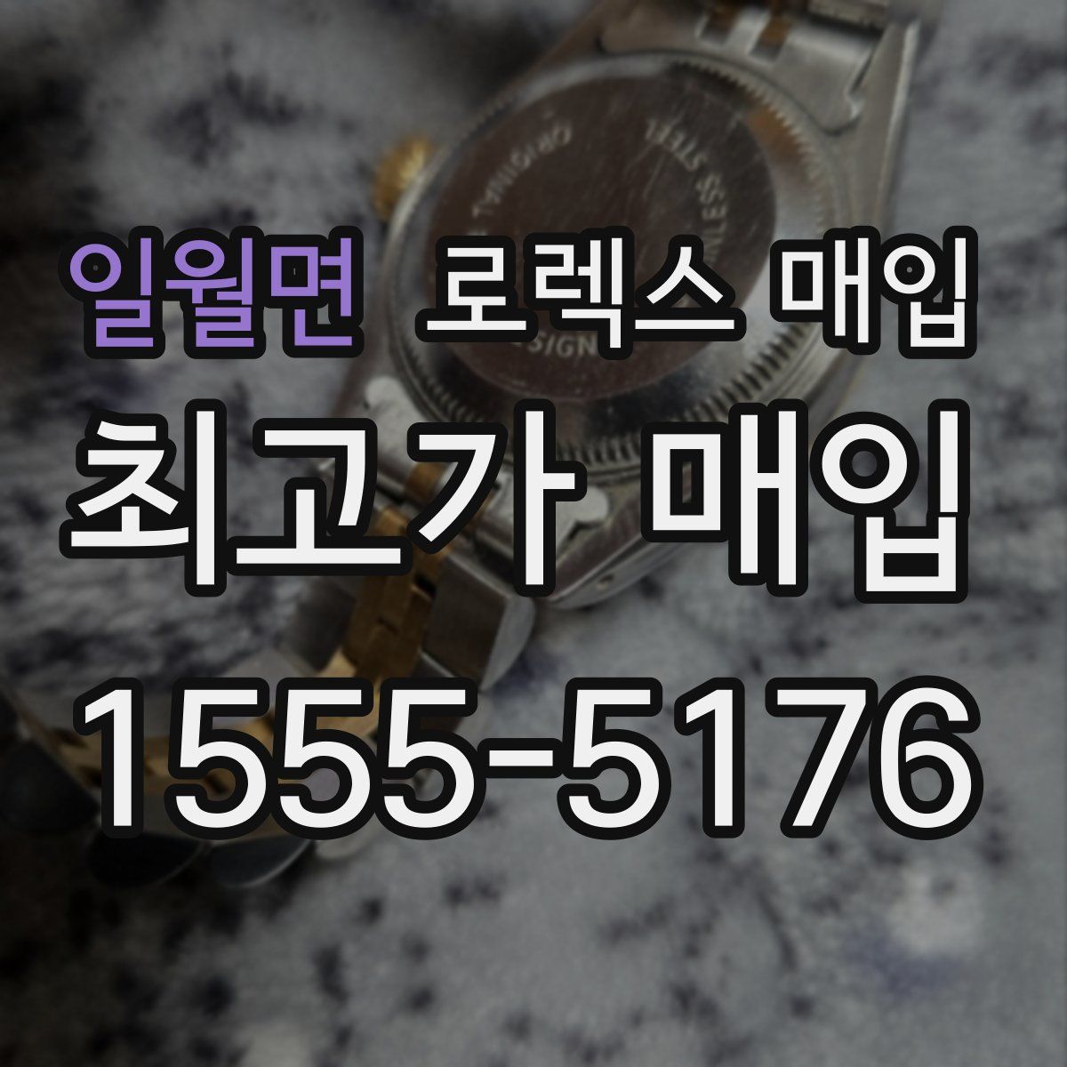 일월면 로렉스 매입