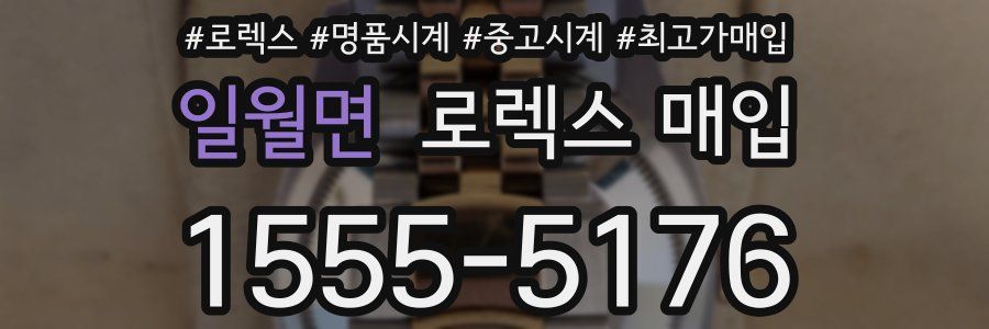 일월면 로렉스 매입