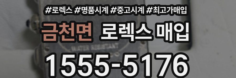 금천면 로렉스 매입