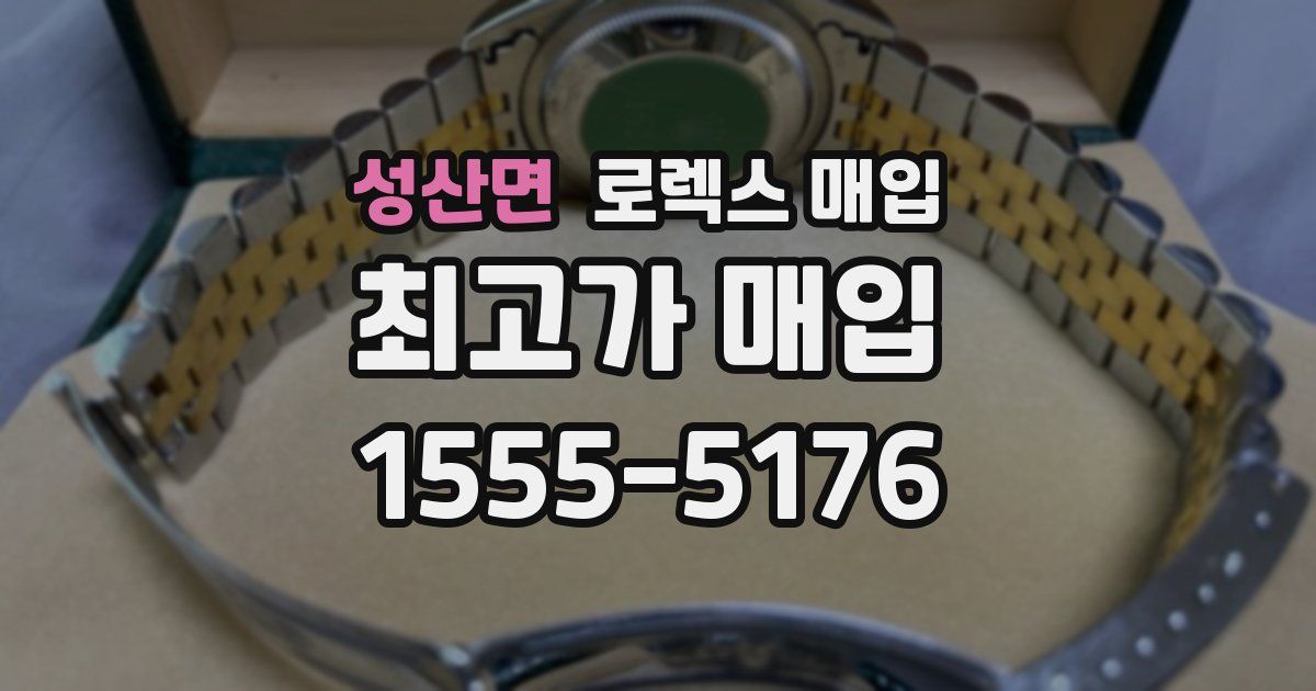 성산면 로렉스 매입