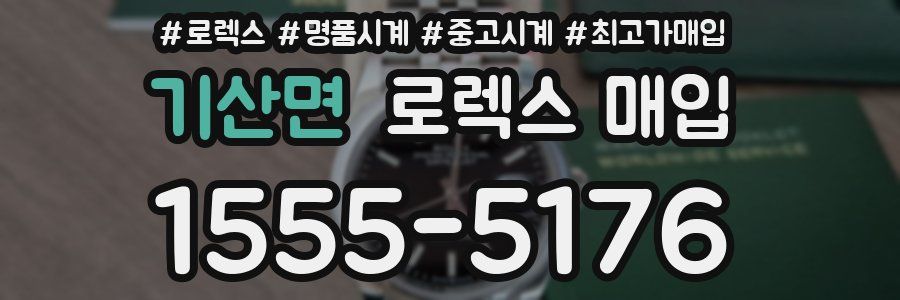 기산면 로렉스 매입