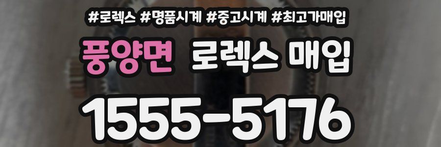 풍양면 로렉스 매입