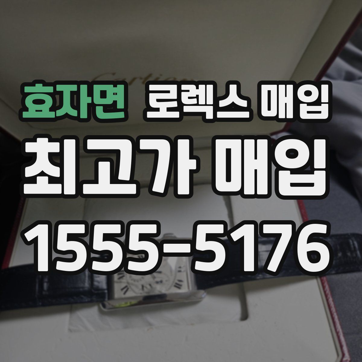 효자면 로렉스 매입