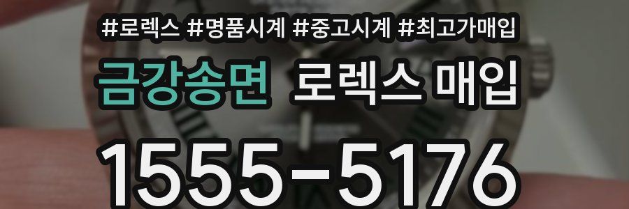 금강송면 로렉스 매입