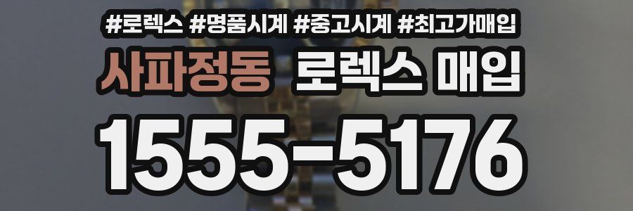 사파정동 로렉스 매입