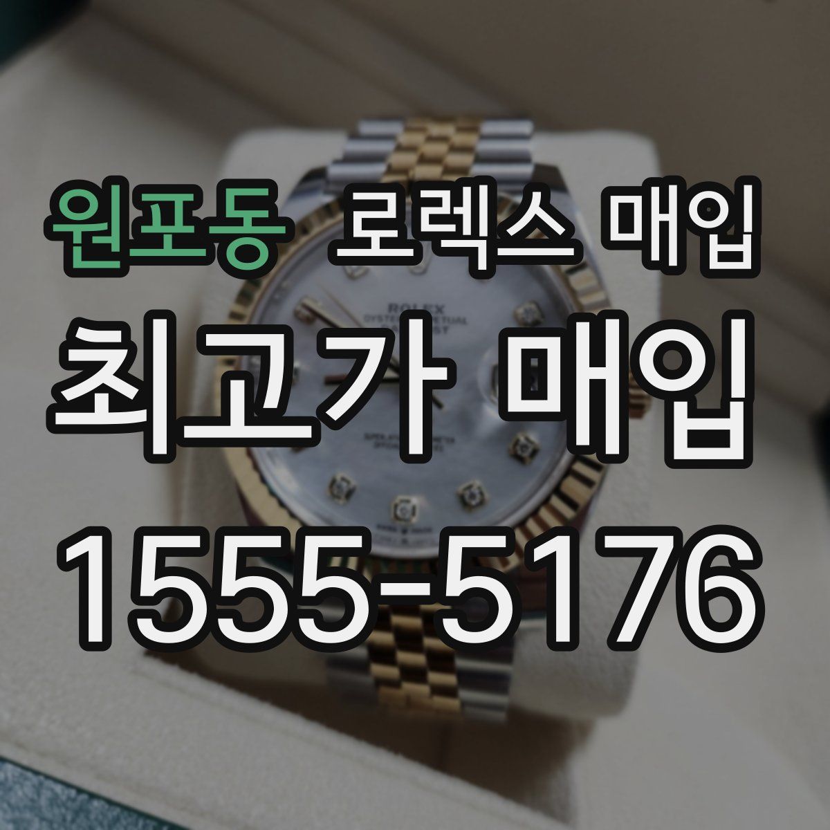 원포동 로렉스 매입