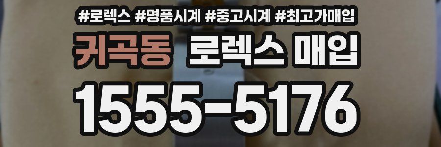 귀곡동 로렉스 매입