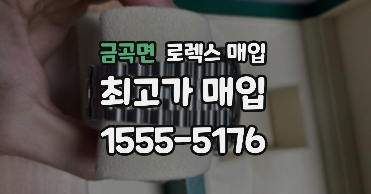 금곡면 로렉스 매입