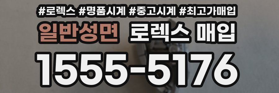 일반성면 로렉스 매입