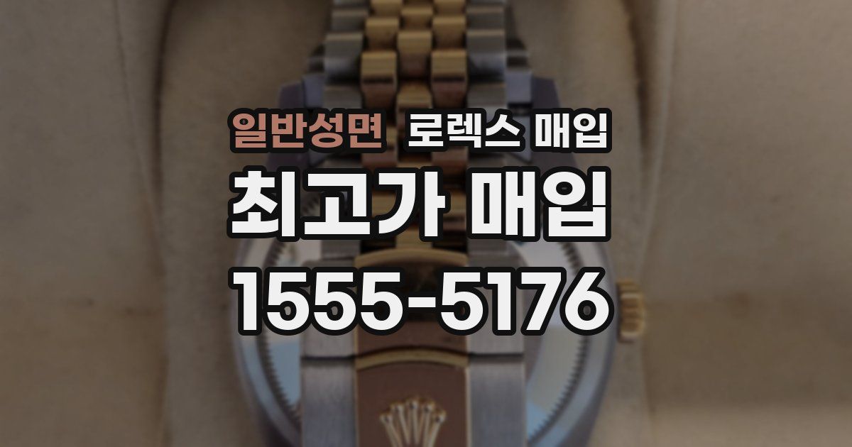 일반성면 로렉스 매입