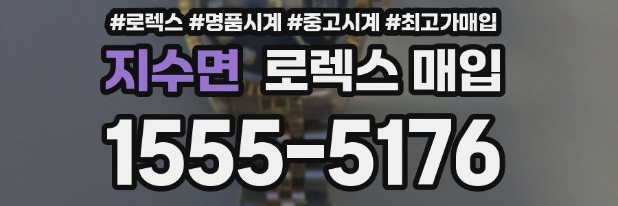 지수면 로렉스 매입