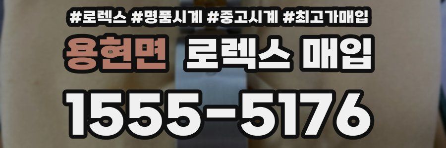 용현면 로렉스 매입